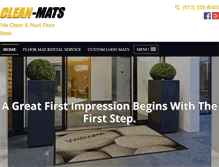 Tablet Screenshot of clean-mats.com